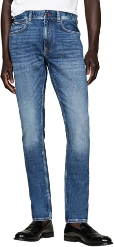 Tommy Hilfiger Calças de ganga homem Tapered Slim Fit