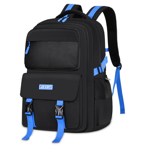 FRONET Mochilas escolares adolescentes menino mala mochila escolar meninos e meninas 10 12-25 anos portátil 16 polegadas computador grande malas tipo casual para jovens viagem instituto colégio