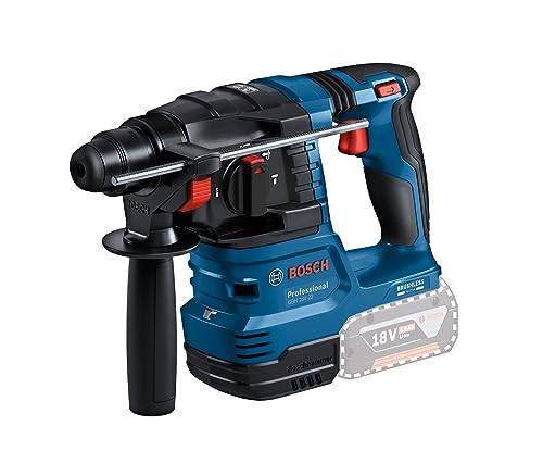 Bosch Professional 18 V System martelo perfurador a bateria GBH 18 V-22 (com SDS Plus, indicado para perfurar orifícios entre 6 mm e 10 mm, controlo KickBack e Vibration Control)