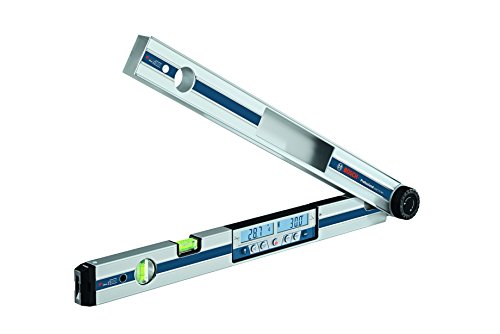 Bosch Professional Medidor digital de ângulos e inclinómetro GAM 270 MFL (precisão a laser, cálculo de ângulos de esquadria, margem de medição: 0 - 270 °, comprimento: 60 cm)