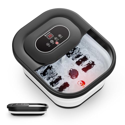 COMFIER Banho de bolhas para pés com massagem e função de aquecimento