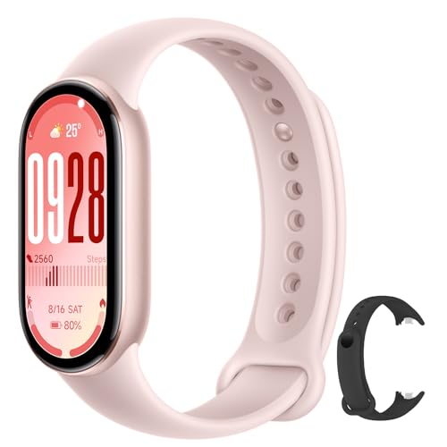 Xiaomi Smart Band 10 Pulseira de atividade, autonomia de até 21 dias, 1,72" ecrã AMOLED com taxa de atualização de 60 Hz, 5ATM, sensor de frequência cardíaca, App Mi Fitness, (versão ES)