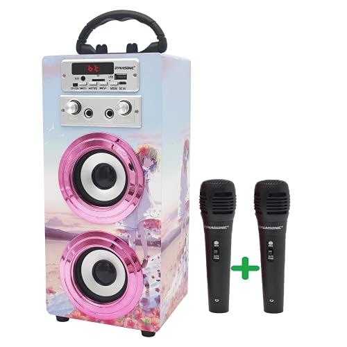 DYNASONIC (3ª geração) Karaoke com microfone, presentes originais para meninas, brinquedos para menina (modelo 17)