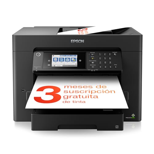 Impressora a jato de tinta multifuncional WorkForce WF-7840DWF A3+ com conectividade sem fios e 3 meses de assinatura de tinta ReadyPrint