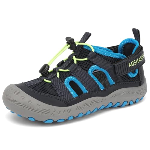 Mishansha Meninos sandálias fechadas meninas trekking verão sapatos ao ar livre respirável