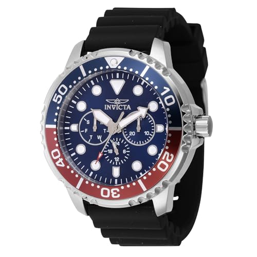 Invicta Pro Diver 47231 Relógio para homem - impermeável - analógico - movimento quartzo - aço inoxidável com mostrador verde - 48 mm
