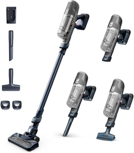 Rowenta XPert 6.60 - Aspirador versátil sem cabo, com 3 funções em 1 multiespaços, bateria de lítio, 2 velocidades, gatilho Boost, leve e portátil, cinzento escuro RH6836