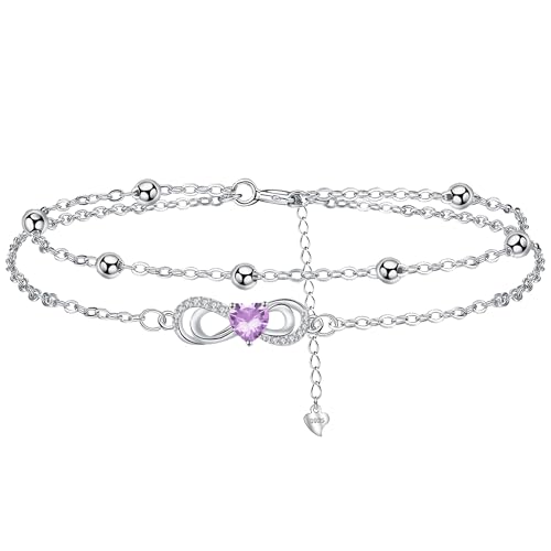 Yinsen Pulseiras para mulher prata de lei 925 para mulher com 3A zircónia cúbica pulseira, ajustável 17 4 cm pulseiras, presentes para mulheres