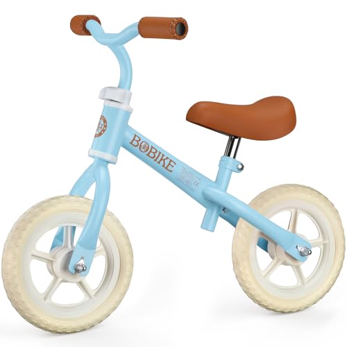 Itslife Bicicleta sem pedais para crianças de 1,5 a 4 anos, brinquedos para bebés de 18 meses, bicicleta ultraleve para bebé, assento e volante ajustáveis, presente para meninos e meninas aniversário