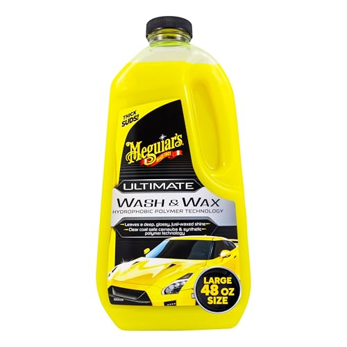Meguiar's G17748EU Ultimate Wash & Wax Shampoo para carro com cera, 1,42 l