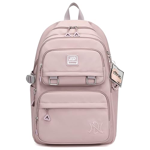 JANSBEN Mochilas escolares menina menino pacote juvenil adolescentes impermeável nylon multi-bolso 30L