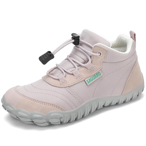 SAGUARO Sapatilhas leves para crianças e respiráveis, sapatos de trekking Barefoot minimalistas Sneakers Gr.26-36