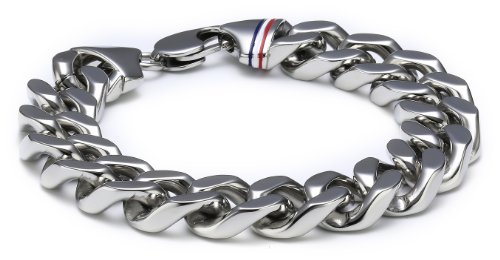 Tommy Hilfiger Jewelry 2700261 Pulseira de aço inoxidável para homem