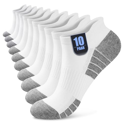 Effeet 10 pares meias tornozelo homem mulher, meias curtas de algodão respiráveis, ideais para desporto, corrida, casa, trabalho, verão