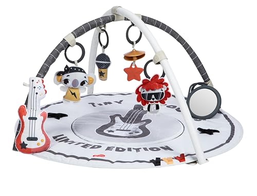 Tiny Love Roll With Me Gymini, ginásio infantil evolutivo musical, inspirado em rock'n'roll, 0-36 m, ginásio para bebé, 20 atividades, brinquedo musical portátil, arcos ajustáveis, Tiny Rockers