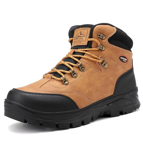 AX BOXING Botas homem inverno botas montanha forro quente sapatilhas Trekking antiderrapantes sapatos de caminhada botins de neve ao ar livre tamanho 41-46 UE
