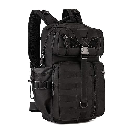 HUNTVP 30 L tático pack mochila de assalto mochila de marcha Molle militar grande bolsa de ombro impermeável para atividades ao ar livre caminhadas caça viajar