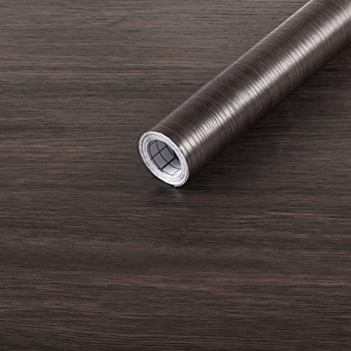 Arthome vinil adesivo móveis madeira nogueira, 44 cm x 3 m papel de parede auto-adesivo, contacto com papel autocolante decorativo para bancadas, móveis, revestimento de paredes, fácil de limpar