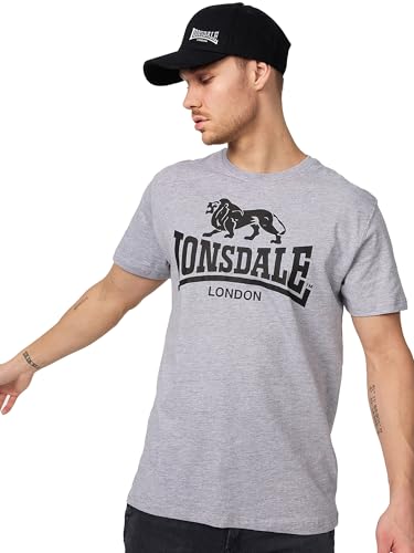 Lonsdale Londres Logótipo homem t-shirt preta regular