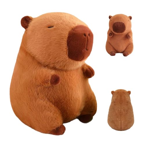 Peluche de Capybara, peluche de Capybara para meninos, peluche de Capybara de presente, peluche de Capybara para meninas e meninos (23 cm)