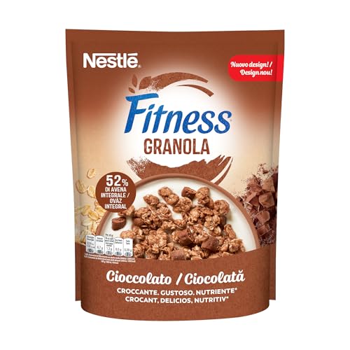 Nestlé Fitness cereais granola flocos de aveia integral e trigo com mel, 300 g