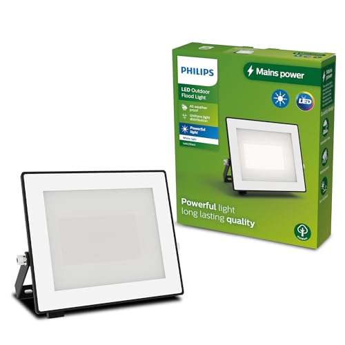 Philips Lois Mancha de iluminação para exterior, 30 W, 3000 K, preto