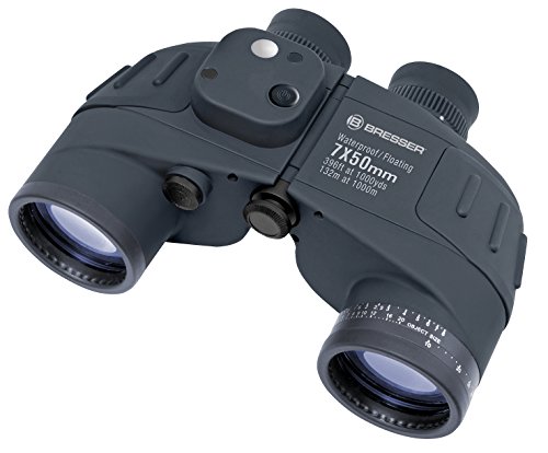 Bresser Nautic 7x50 WD Binóculos com bússola, preto