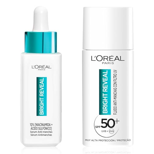L'Oréal Paris Rotina antimanchas, Bright Reveal Serum XL e Fluido SPF