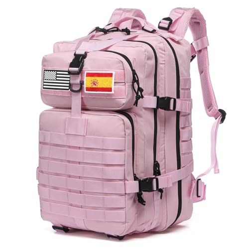 GUJOIN Mochila tática de 50 litros com sistema molle - grande capacidade militar impermeável para emergências de 3 dias caça caminhadas e acampamentos - mochila para atividades ao ar livre