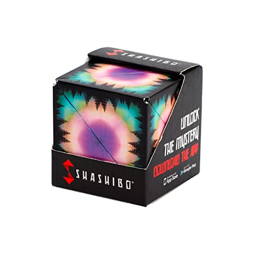 SHASHIBO Cubo Transformável - Cubo anti-stress patenteado e premiado com 36 ímanes de Terra Raras - Transforma em mais de 70 formas (Moon)