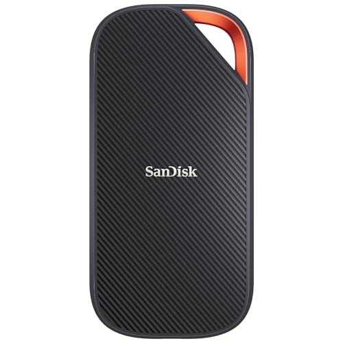 SanDisk Extreme Pro SSD externo portátil com USB4, 2 TB, 40 GB/s, até 3800 MB/s de velocidade de leitura e até 3700 MB/s de velocidade de gravação