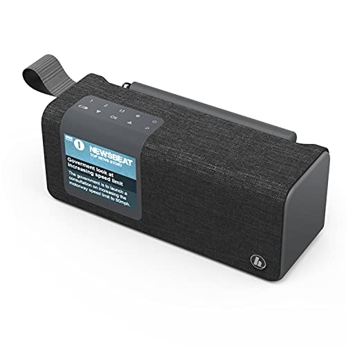 HAMA | Rádio digital Internet (rádio Dab com Bluetooth, até 8 horas de autonomia, recetor FM, com ecrã colorido, 5 W) preto