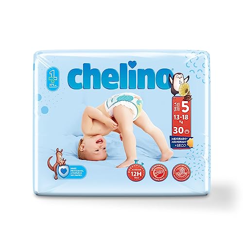 Chelino, Tamanho 5, pack de 6 x 30 (180 fraldas)
