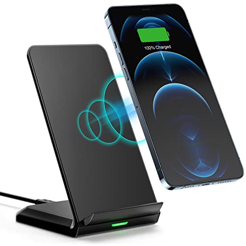 BHHB Carregador sem fios rápido Stand, 15 W certificação Wireless Charger indicador adaptador inteligente estação Stand para iPhone 16 15 14 13 12 11 Pro MAX Samsung Galaxy Google Xiaomi etc