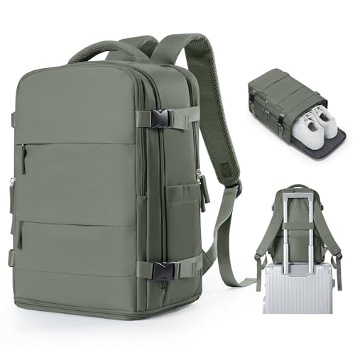 SZSYCN Mochila viagem cabine avião 40 x 20 x 25 bagagem de mão Ryanair mala de viagem homem mulher malas de viagem cabine mochila portátil 14 polegadas