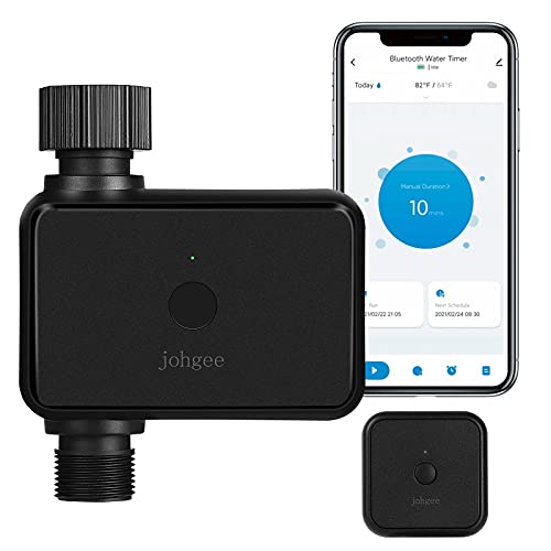 WiFi Temporizador de água inteligente para pulverizadores, temporizador de rega programável, temporizador de mangueira Bluetooth com atraso de chuva para torneira de relva de jardim ao ar livre