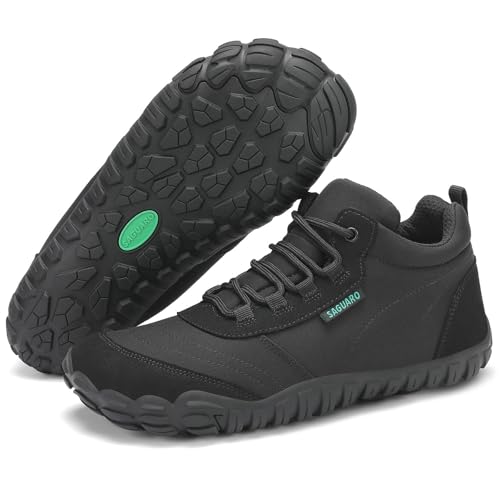 SAGUARO Sapatilhas Barefoot para homem, sapatilhas minimalistas para mulher, sapatilhas de Trail Running, antiderrapantes, sapatos Barefoot calçado escalçado com sola zero Drop, EU Gr.36-48