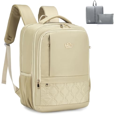 BAGZY Mochila de viagem cabine 40 x 20 x 30 Vueling Wizzair impermeável mochila portátil 15,6 mala de viagem 40 x 30 x 20 antirroubo, caqui, Cobertores de viagem