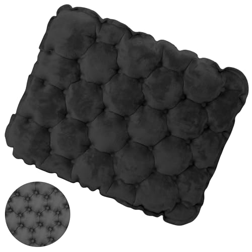 EULANT Almofada de assento de veludo para campismo, insuflável almofada de assento de futebol, suave Seat Cushion para vôo de viagem / estádio/caminhadas/praia/concertos/tribunas/cadeiras de casa e