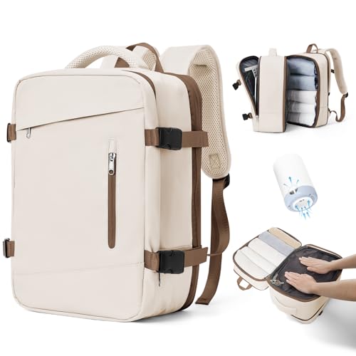 Mochila viagem cabine avião 40 x 30 x 20 para Ryanair mochilas a vácuo com bomba para mulher mala de cabine 45 x 36 x 20 Easyjet bagagem de mão mochila de caminhada mochila impermeável cabine mochila