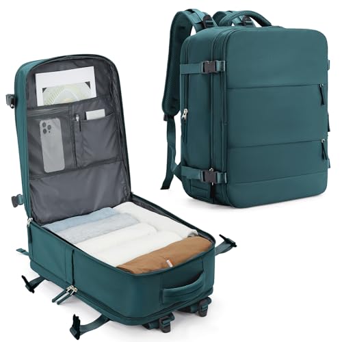 SZLX Mochila viagem cabine avião 40 x 20 x 25 mulher Ryanair bagagem de mão 45 x 36 x 20 Easyjet malas de viagem cabine para portátil 14 polegadas impermeável mala de viagem homem para trabalho