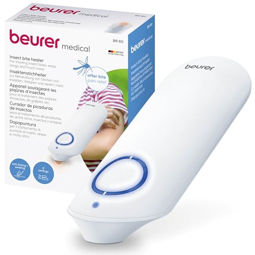 Beurer BR 60 Dispositivo para o tratamento de mordidas e picadas de insetos, alivia a coceira e o inchaço sem produtos químicos, pequeno e gerenciável