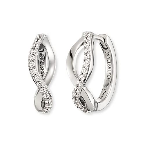 Engelsrufer Damen Creole Paradise aus Sterling Silber - Clipverschluss - nickelfrei - 16,5 mm