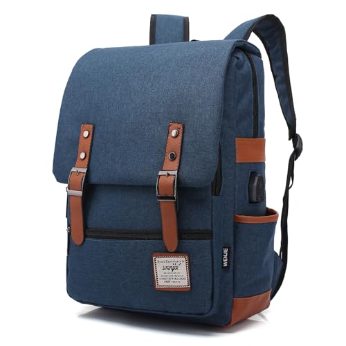 HASAGEI Ukbb0006 Wenjie - Mochila de viagem para computador portátil, unissexo, estilo vintage, cor preta, crianças