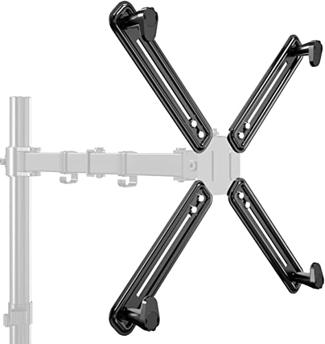 suptek Kit adaptador não VESA, suporte monitor de secretária para 13-27 polegadas LCD LED OLED ecrã para 75 × 75/100 × 100 mm, carga máxima 8 kg - WK002
