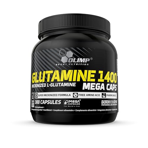 Olimp Sport Nutrition Glutamine Mega Caps, Glutamina - 300 cápsulas
