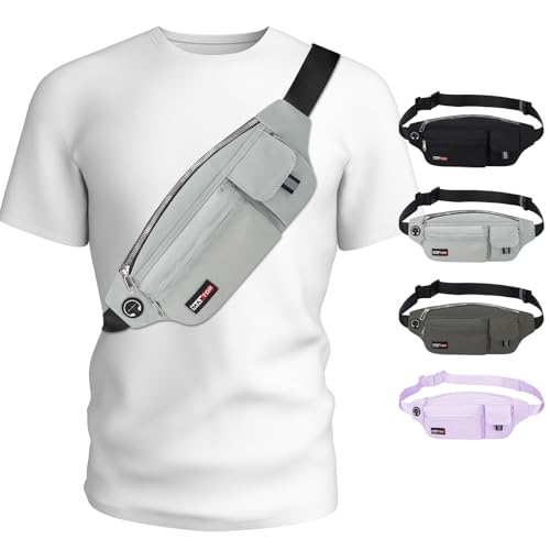 MAXTOP Bolsa de cintura corrida desportiva homem mulher, bolsa de cintura para corrida, bolsa de cintura de viagem, bolsa de cintura para dinheiro, suporte de telefone para ioga, ginásio, corrida
