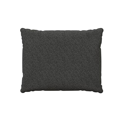 POKAR Almofadas Lounge exterior almofada encosto móveis vime, jardim almofada para cadeira fronhas 50 x 40 x 15 cm, antracite