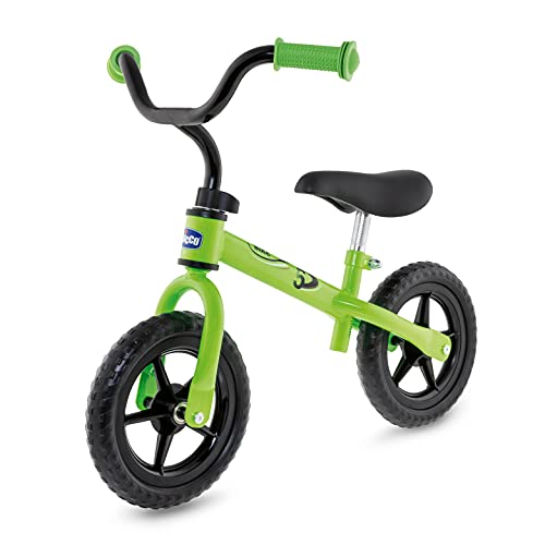 Chicco First Bike Bicicleta sem pedais, para crianças de 3 a 5 anos, com selim regulável, 25 kg