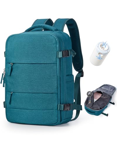 BJLFS Mochila viagem cabine avião 40 x 20 x 25 a vácuo bagagem de mão de grande capacidade com sistema de vácuo mochila de viagem portátil impermeável para homem e mulher com sistema de compressão